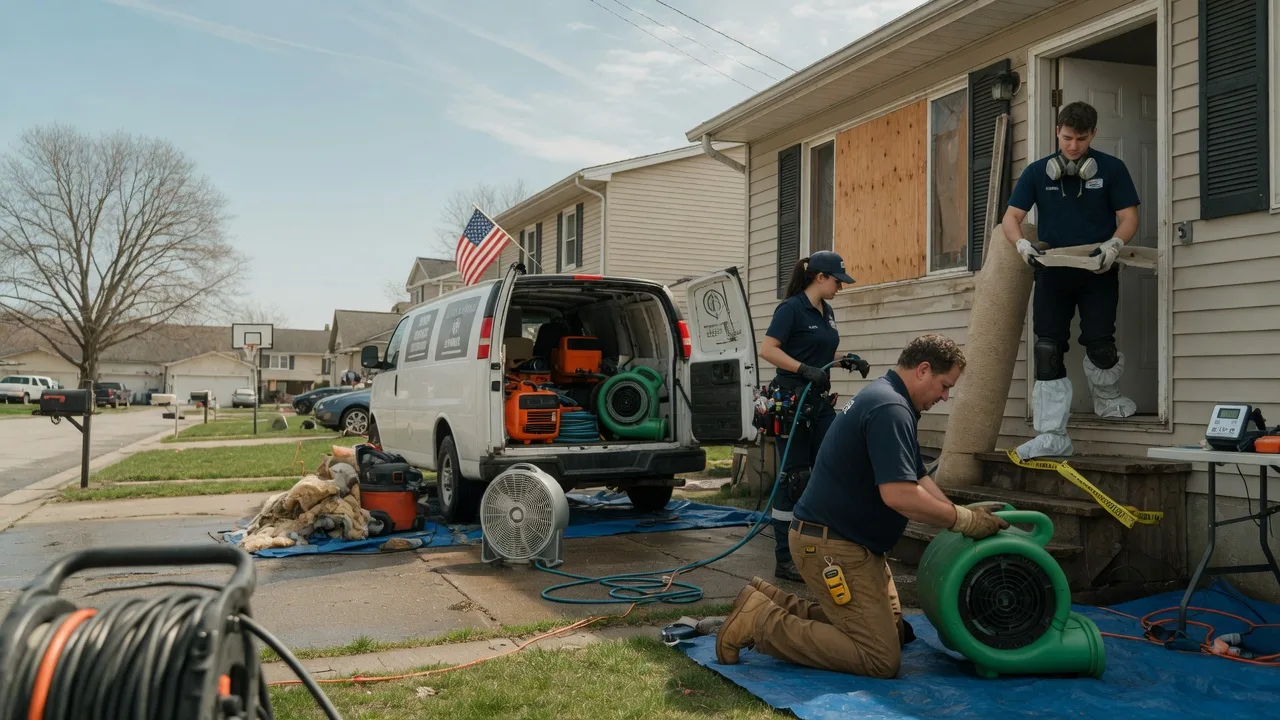 Water Damage Restoration in Frankfort, OH near me